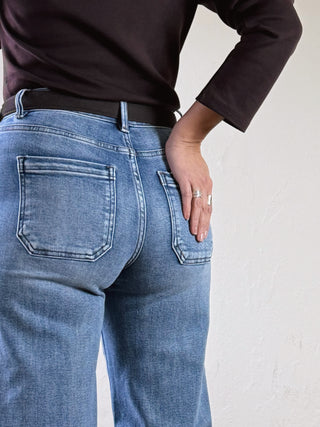 Risen Tummy Control High Rise Trouser Jeans