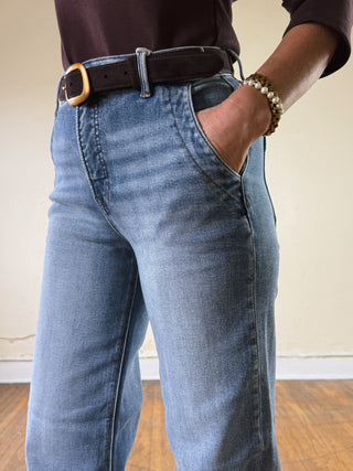 Risen Tummy Control High Rise Trouser Jeans