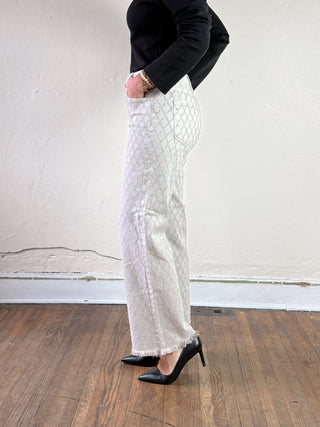 Risen Tummy Control High Rise Ankle Straight Pants | Almond
