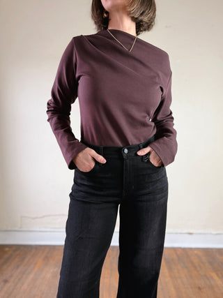 Just Black Denim Scissor Cut Palazzo Jean | Black