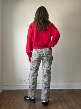 Safari Stroll Zebra Denim