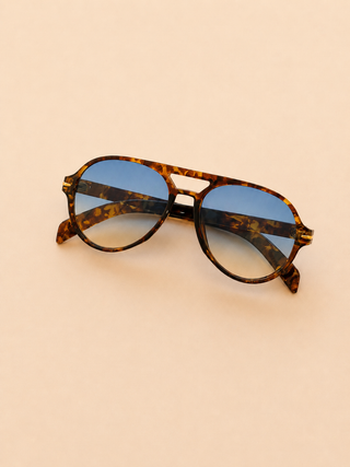 The Sunset Drive Aviators | Tortoise Blue