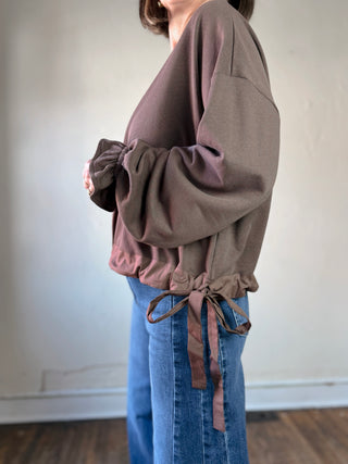 Tie Hem Knit Top