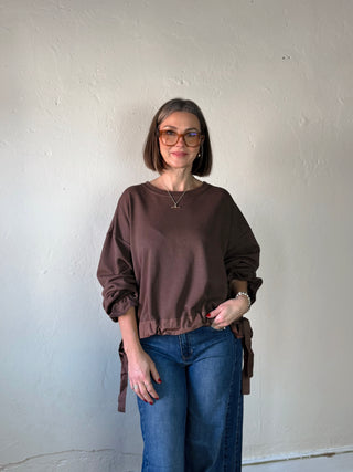 Tie Hem Knit Top