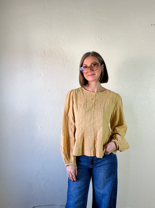 Golden Hour Cotton Blouse