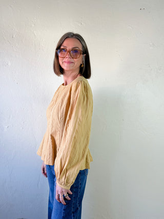Golden Hour Cotton Blouse
