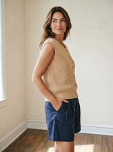 Load image into Gallery viewer, Harvest Market Sweater Vest | Oatmeal
