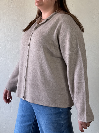 Extended The Wear Everywhere Cardigan | Light Mocha