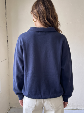 Harbor Rugby Sweatshirt | Navy
