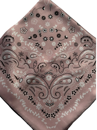 Heritage Paisley Mulberry Silk Scarf | Pink