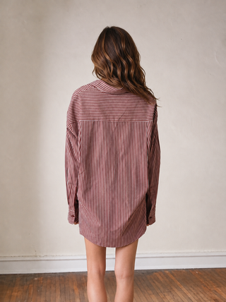 Portofino Stripe Button Up Shirt
