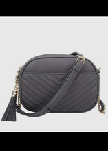 Load image into Gallery viewer, Veronica V-Stitched Tassel Crossbody Bag
