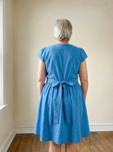 Load image into Gallery viewer, Button Front V Neck Woven Dress
