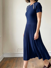 Load image into Gallery viewer, Button Detail Ribbed Knit Dress
