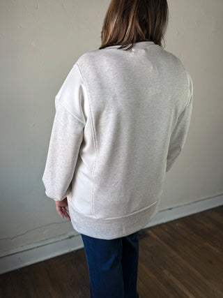 Color block oversized top by SUNDAY EDITION BY LE LIS, featuring relaxed fit and bold color sections.