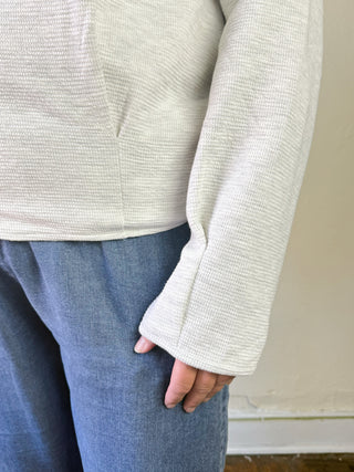 The Maren Barrel Hem Knit Jacket