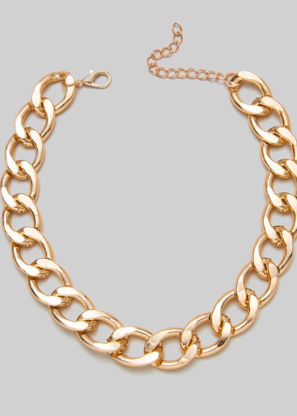 Thick Chain Statement Necklace