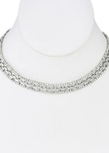 Load image into Gallery viewer, Rhinestone Chain Choker Necklace
