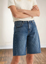 Load image into Gallery viewer, Just Black Denim Relaxed Vintage Wash Denim Bermuda Shorts

