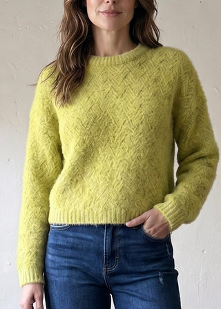 Limoncello Textured Knit Sweater