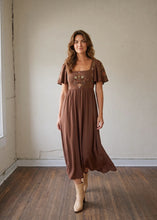 Load image into Gallery viewer, Meadow Song Embroidered Midi Dress

