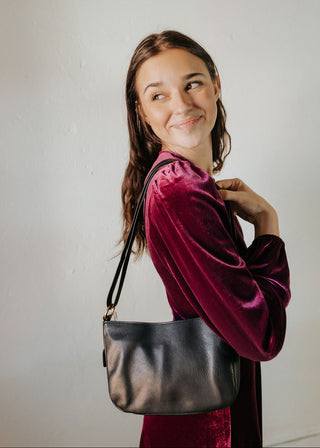 Daisy Small Crossbody | Black
