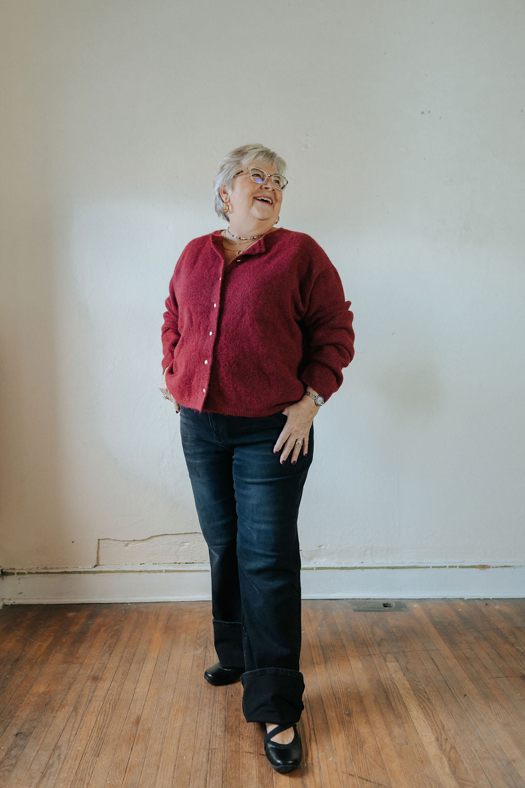 Extended Solid Pipa Cardigan