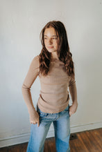 Load image into Gallery viewer, Arlo Ribbed Long Sleeve | Taupe
