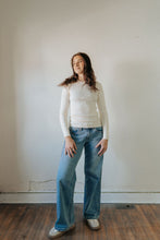 Load image into Gallery viewer, Arlo Ribbed Long Sleeve | Cream
