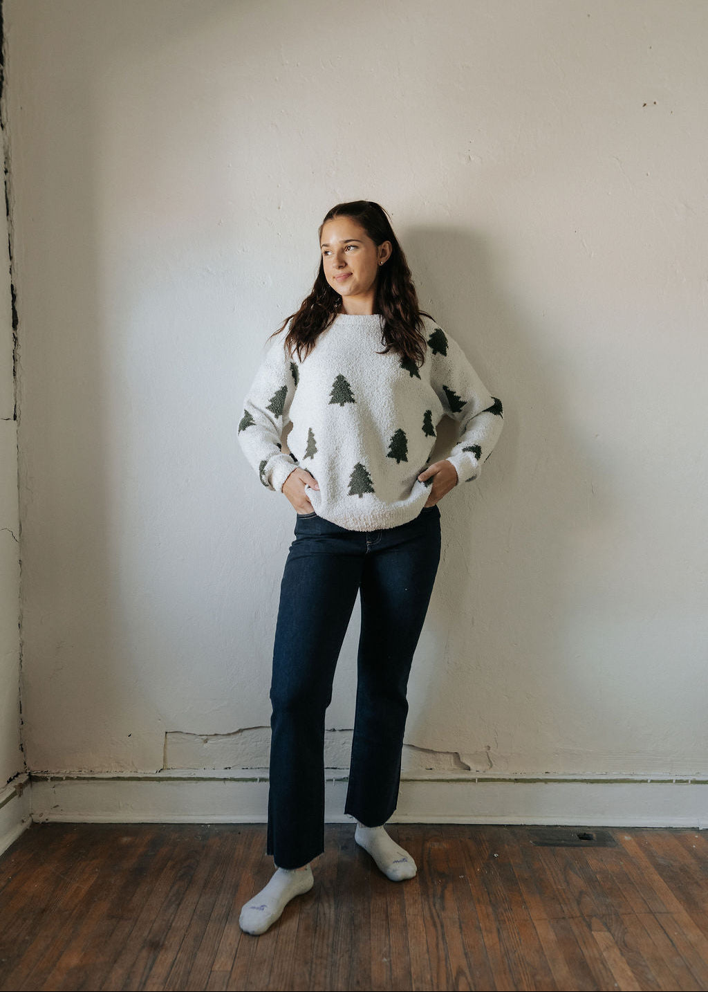 Just Black Denim Dark Denim Cropped Flare Jean