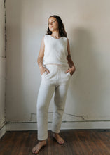Load image into Gallery viewer, Solid Ivory Luxury Soft Lounging Pants
