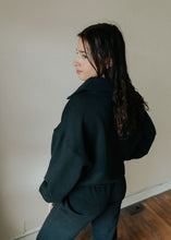 Load image into Gallery viewer, Saturday 1/4 Zip Sweatshirt | Black
