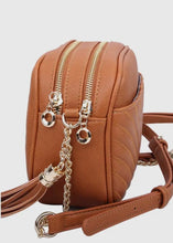 Load image into Gallery viewer, Veronica V-Stitched Tassel Crossbody Bag
