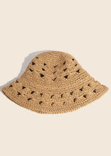 Load image into Gallery viewer, Straw Bucket Hat
