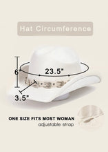 Load image into Gallery viewer, Belt Strap Cowboy Hat
