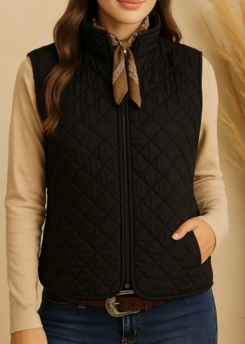 Camilla Vest | Black