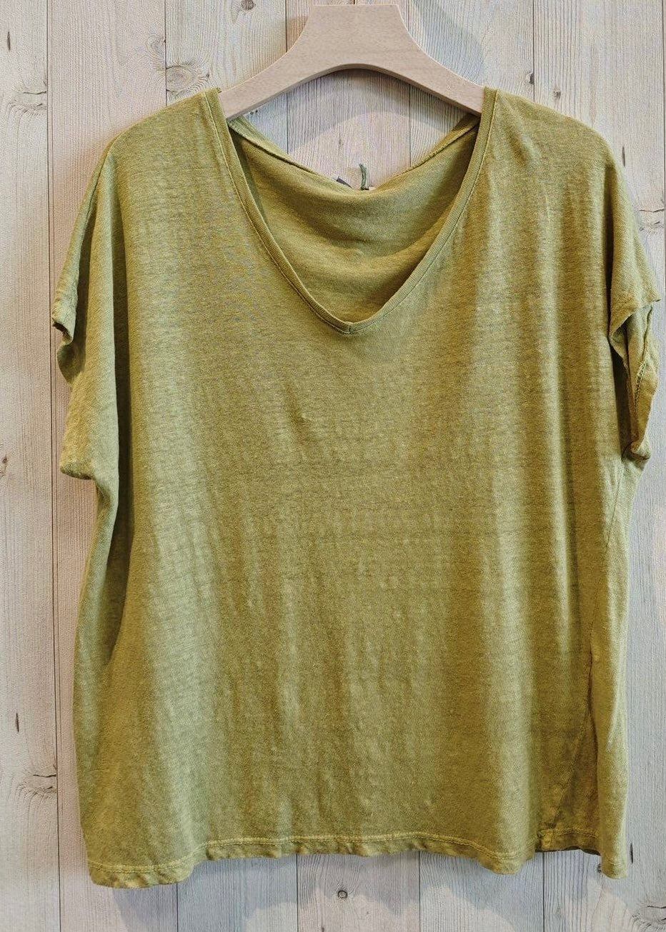 Basic Linen T-Shirt 100%