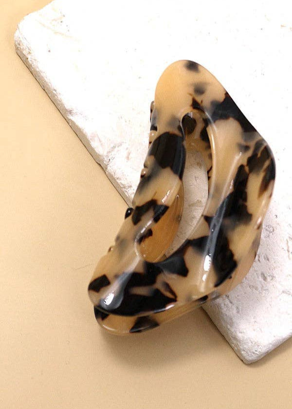 Jumbo Oval Claw Clip | Tortoise