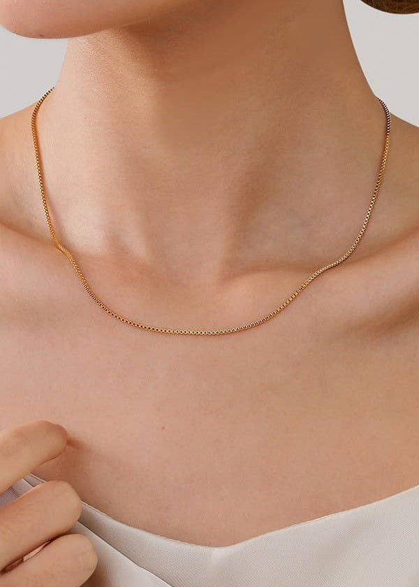 Tarnish Free Station Bead Necklace