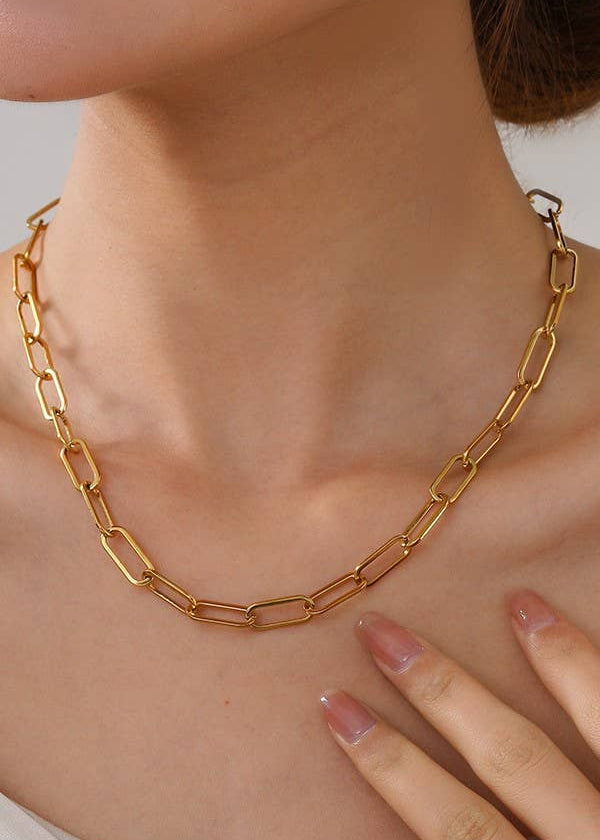 Tarnish Free Paperclip Necklace