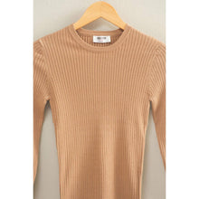 Load image into Gallery viewer, Arlo Ribbed Long Sleeve | Taupe
