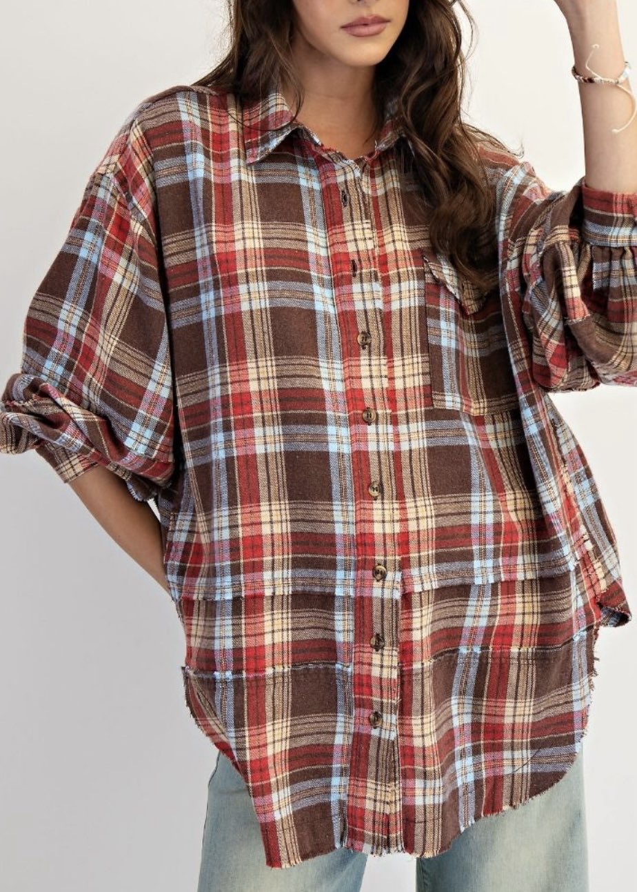 Harper Plaid Flannel Shirt