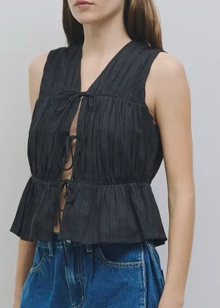 Dunst Tie Front Top
