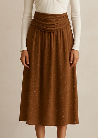 Melinda Polka Dot Midi Skirt