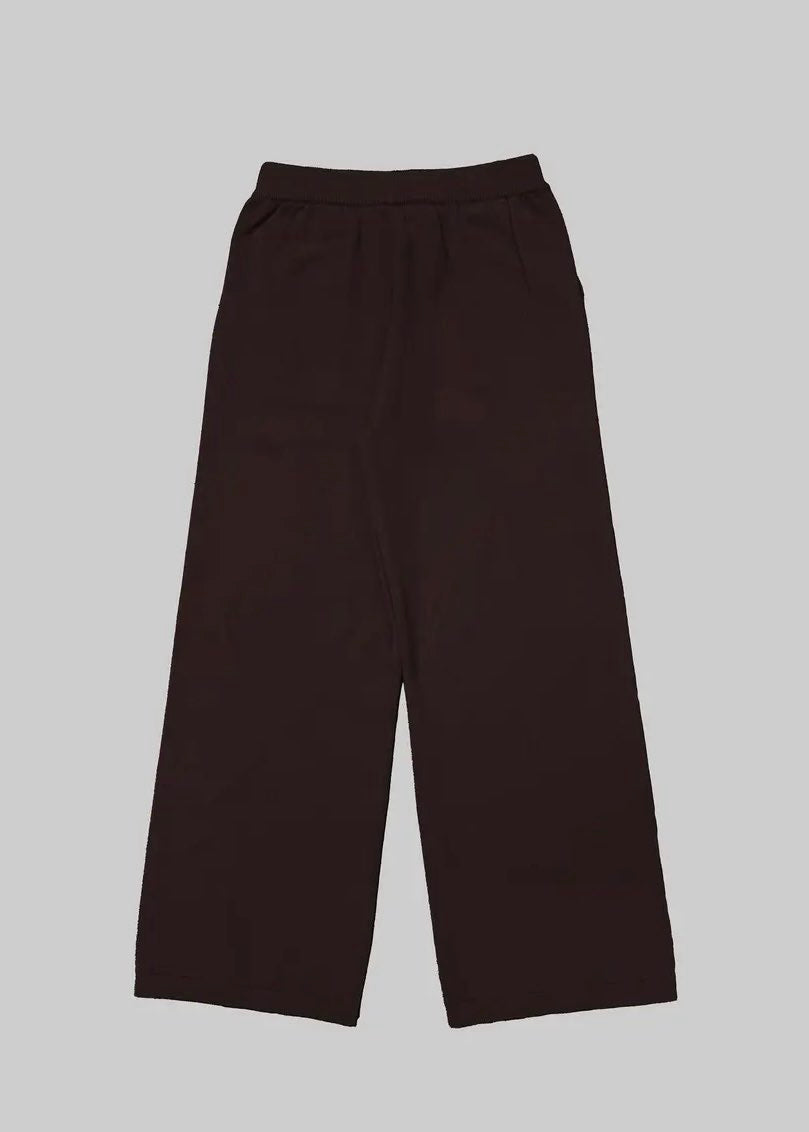 Liora Knit Pants | Chocolate
