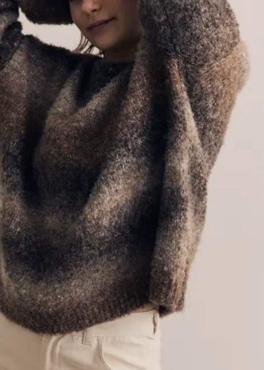 Harper Space-Dye Sweater | Neutrals
