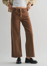Load image into Gallery viewer, Person wearing brown wide-leg pants on a plain background
