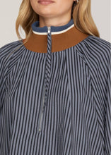 Load image into Gallery viewer, Striped Half Zip Top
