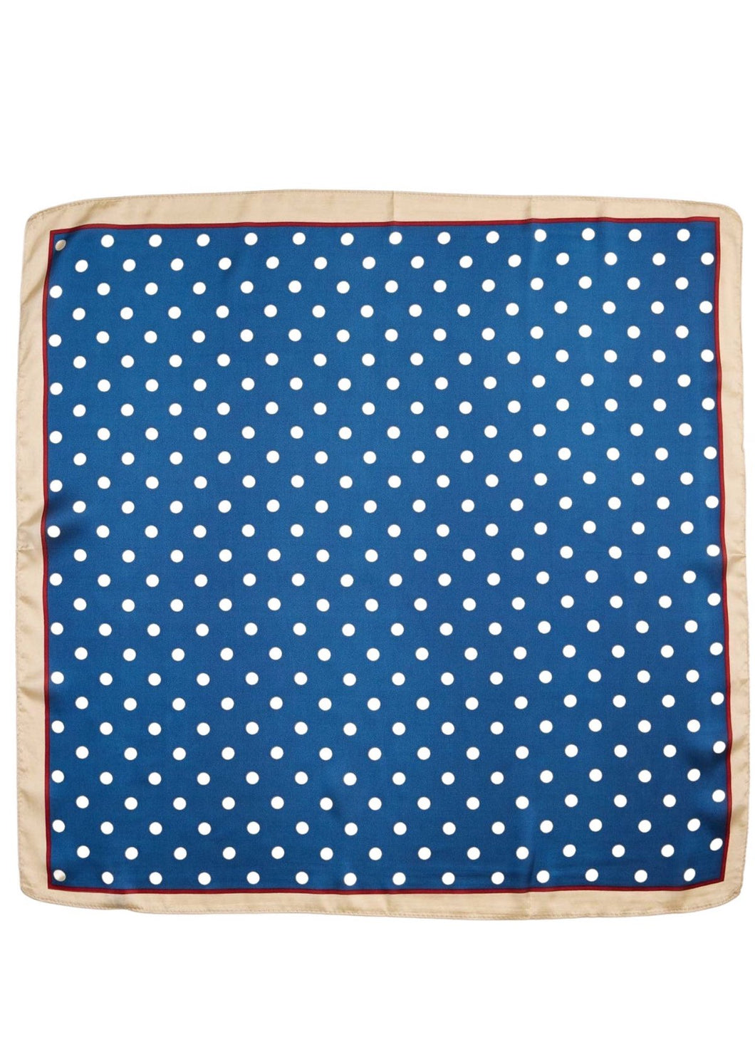 Classic Polka Dot Scarf | Blue
