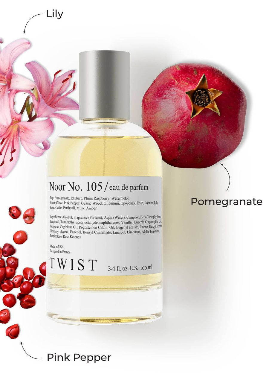 Twist Noor No. 105 Inspired By J. M. Pomegranate Noir Cologne